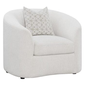 Rainn Upholstered Tight Back Chair Latte 509173 by Coaster Furniture