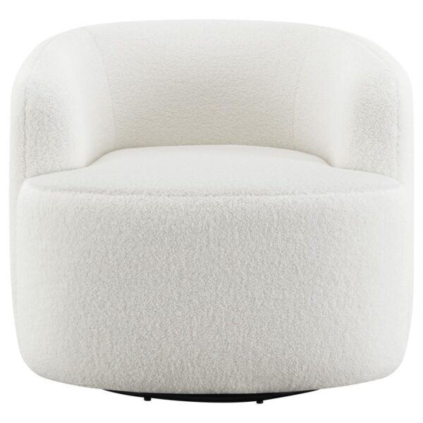 Upholstered Swivel Chair Natural 905726 by Coaster Furniture - Image 2