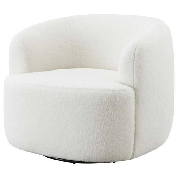 Upholstered Swivel Chair Natural 905726 by Coaster Furniture - Image 3