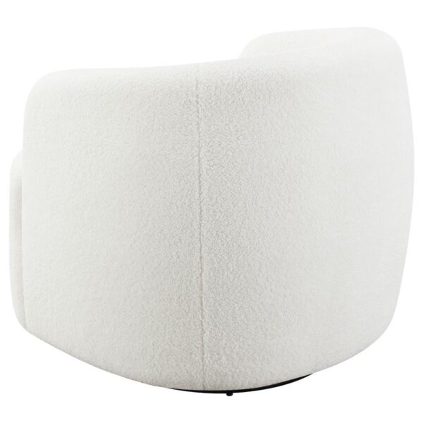 Upholstered Swivel Chair Natural 905726 by Coaster Furniture - Image 4