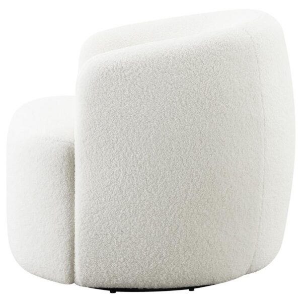 Upholstered Swivel Chair Natural 905726 by Coaster Furniture - Image 5