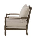 Cushion Back Accent Chair Oatmeal and Natural 905362 by Coaster Furniture - Image 8
