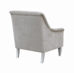 Avonlea Sloped Arm Tufted Chair Gray 508463 by Coaster Furniture - Image 3
