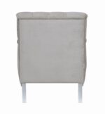 Avonlea Sloped Arm Tufted Chair Gray 508463 by Coaster Furniture - Image 5