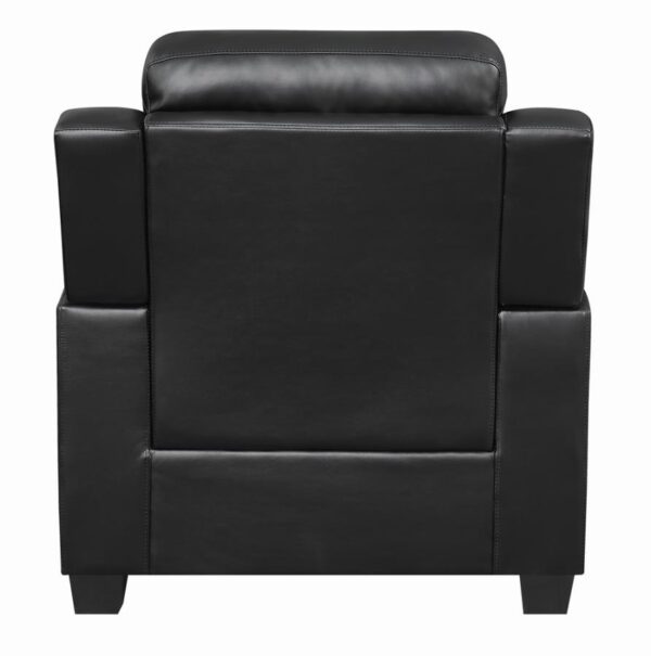 Finley Tufted Upholstered Chair Black 506553 by Coaster Furniture - Image 2