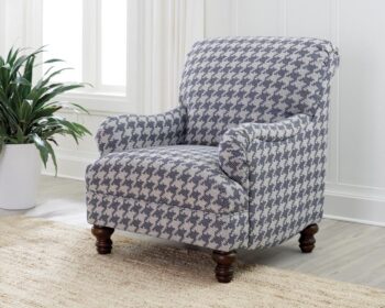 Gwen Recessed Arms Accent Chair Blue 903093 by Coaster Furniture