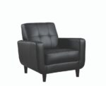 Padded Seat Accent Chair Black 900204 by Coaster Furniture - Image 2