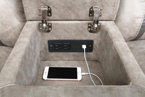 Greer Upholstered Tufted Back Glider Loveseat 651352 by Coaster Furniture - Image 5