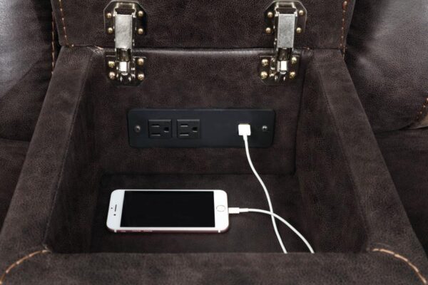 Greer Upholstered Tufted Back Glider Loveseat 651355 by Coaster Furniture - Image 6