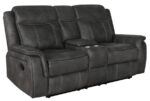 Lawrence Upholstered Tufted Back Motion Loveseat 603505 by Coaster Furniture