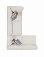 Serene Upholstered Armless Chair Beige 551321 by Coaster Furniture - Image 6