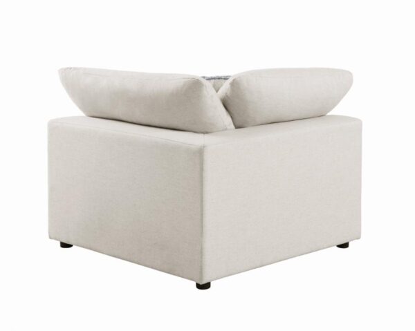 Serene Upholstered Armless Chair Beige 551321 by Coaster Furniture - Image 22