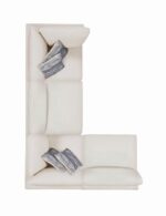 Serene Upholstered Corner Beige 551322 by Coaster Furniture - Image 3