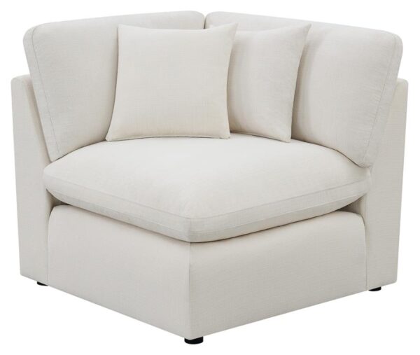 Hobson Cushion Back Corner Off-White 551452 by Coaster Furniture - Image 2