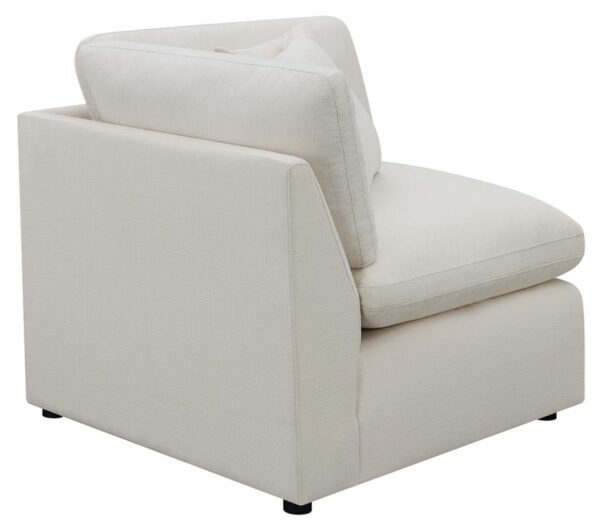 Hobson Cushion Back Corner Off-White 551452 by Coaster Furniture - Image 3