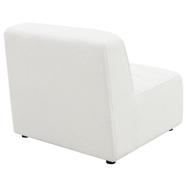 Sunny Upholstered  Armless Chair Natural 551621 by Coaster Furniture - Image 9