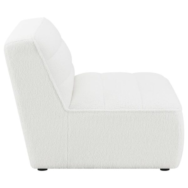 Sunny Upholstered  Armless Chair Natural 551621 by Coaster Furniture - Image 10
