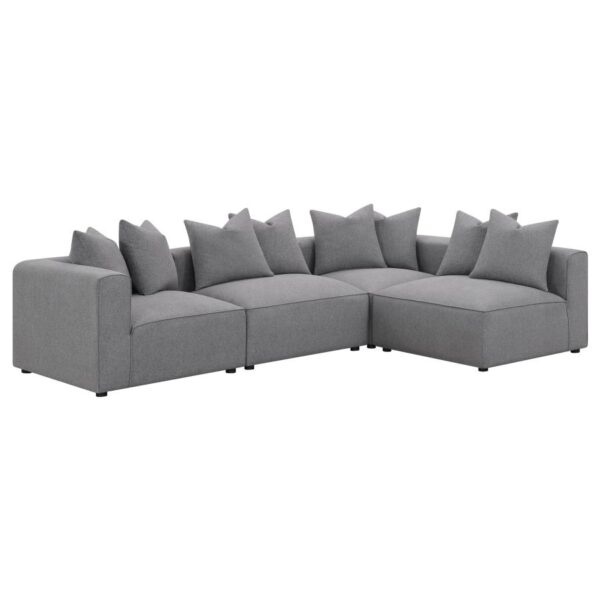 Jennifer Tight Seat Armless Chair Gray 551594 by Coaster Furniture - Image 11