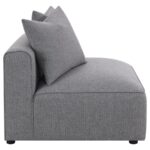 Jennifer Tight Seat Armless Chair Gray 551594 by Coaster Furniture - Image 14