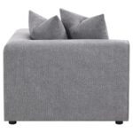 Jennifer Tight Seat Corner Chair Gray 551595 by Coaster Furniture - Image 10