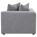 Jennifer Tight Seat Corner Chair Gray 551595 by Coaster Furniture - Image 11