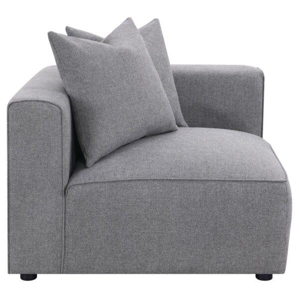 Jennifer Tight Seat Corner Chair Gray 551595 by Coaster Furniture - Image 13