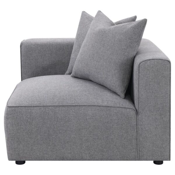Jennifer Tight Seat Corner Chair Gray 551595 by Coaster Furniture - Image 12