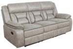 Greer Upholstered Tufted Back Motion Sofa 651351 by Coaster Furniture - Image 7