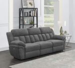 Bahrain Upholstered Power Sofa Charcoal 609541P by Coaster Furniture