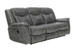 Conrad Upholstered Motion Sofa Cool Grey 650354 by Coaster Furniture