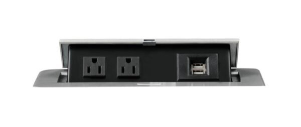 Conrad Upholstered Motion Sofa Cool Grey 650354 by Coaster Furniture - Image 6