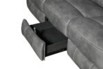 Conrad Upholstered Motion Sofa Cool Grey 650354 by Coaster Furniture - Image 5