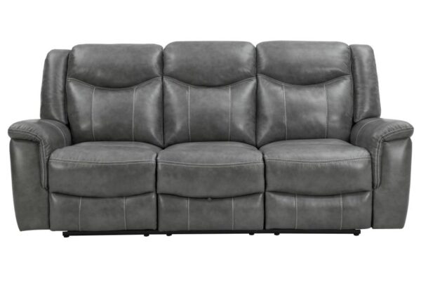 Conrad Upholstered Motion Sofa Cool Grey 650354 by Coaster Furniture - Image 10