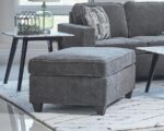 Mccord upholstered ottoman dark grey 509348 by coaster furniture - Image 3