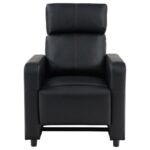 Toohey Home Theater Push Back Recliner Black 600181 by Coaster Furniture 19