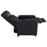 Toohey Home Theater Push Back Recliner Black 600181 by Coaster Furniture 25