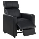 Toohey Home Theater Push Back Recliner Black 600181 by Coaster Furniture 26
