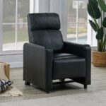 Toohey Home Theater Push Back Recliner Black 600181 by Coaster Furniture 27
