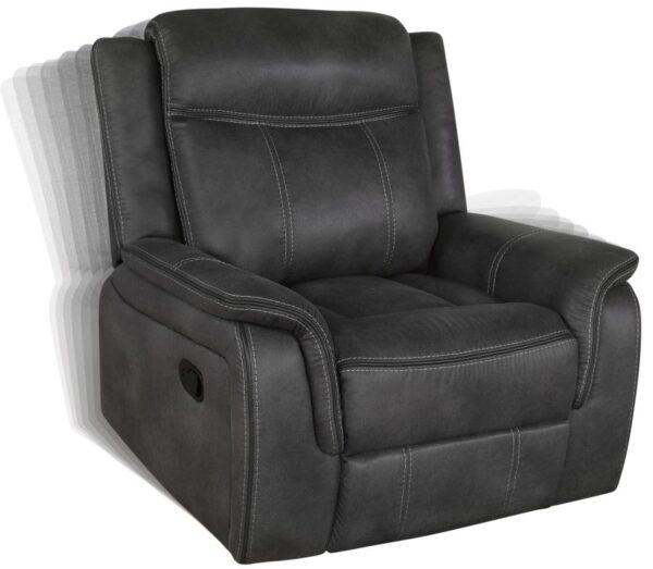 Lawrence Upholstered Tufted Back Glider Recliner 603506 by Coaster Furniture - Image 2