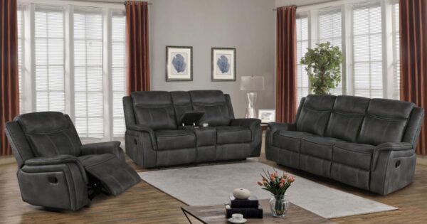 Lawrence Upholstered Tufted Back Glider Recliner 603506 by Coaster Furniture - Image 7