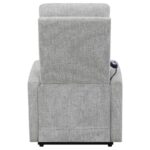 Tufted Upholstered Power Lift Recliner Gray 609402P by Coaster Furniture 23