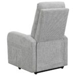 Tufted Upholstered Power Lift Recliner Gray 609402P by Coaster Furniture 26