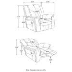 Conrad Upholstered Motion Glider Recliner Grey 650356 by Coaster Furniture - Image 5