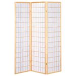 Carrie 3-panel Folding Screen Natural and White 4621 by Coaster Furniture - Image 2