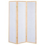 Carrie 3-panel Folding Screen Natural and White 4621 by Coaster Furniture - Image 3