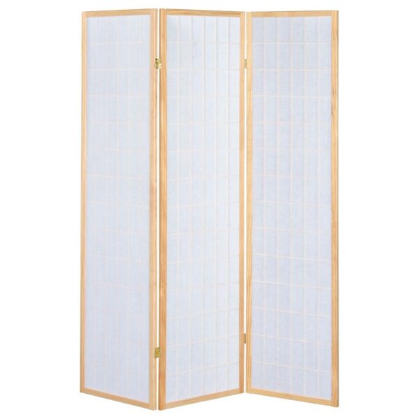 Carrie 3-panel Folding Screen Natural and White 4621 by Coaster Furniture - Image 3
