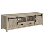 Madra Rectangular TV Console with 2 Sliding Doors 736263 by Coaster Furniture 10
