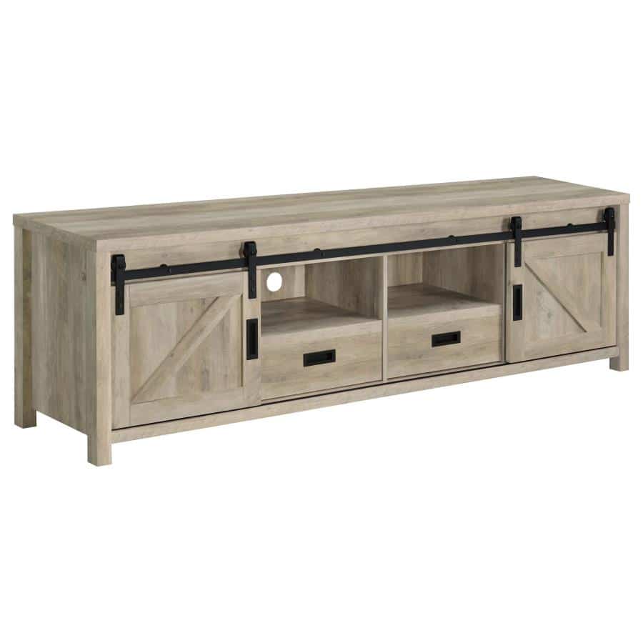 Madra Rectangular Tv Console With 2 Sliding Doors 736263 By Coaster Furniture Tv Consoles &Amp;Amp; Entertainment Centers Mobilia Cleopatra 3 Madra Rectangular TV Console with 2 Sliding Doors 736263 by Coaster Furniture 3