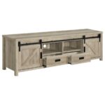 Madra Rectangular TV Console with 2 Sliding Doors 736263 by Coaster Furniture 13