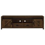 Madra Rectangular TV Console with 2 Sliding Doors 736273 by Coaster Furniture - Image 4